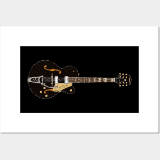 Chet Atkins Dark Eyes Prototype Guitar Posters and Art